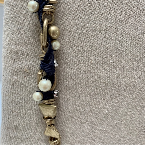 Stella & Dot French Twist Ribbon Necklace - Picture 3 of 8